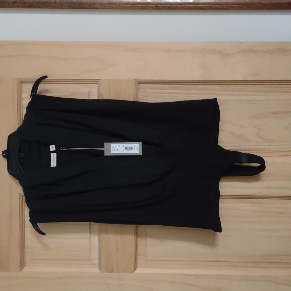 Eva Mendes sleeveless snap bodysuit - black